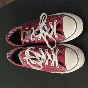 Converse Maroon LowTops